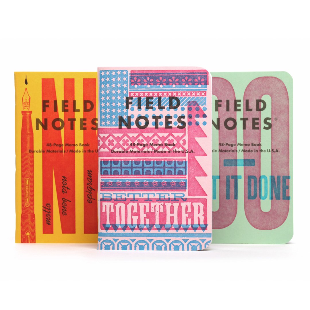 Field Notes #48 United States of Letterpress | Blount Objects