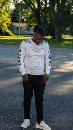 Image of Only The Strong Survive White