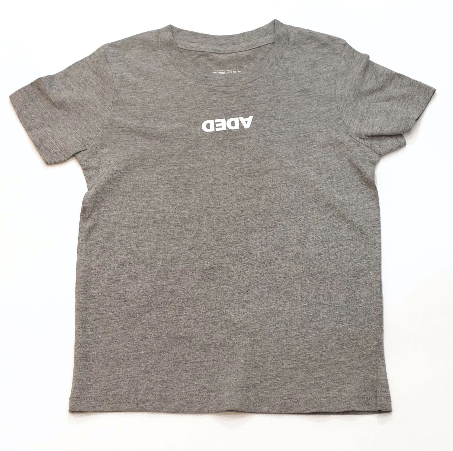 Image of DEDA KIDS GREY TEE WHITE LOGO