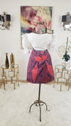 Paisley Print Mini Skirt