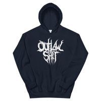 Image 3 of OutlawShit Metal Edition Hoodie (White Design)