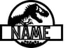 Jurassic Name Sign/Plaque