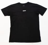 Image 5 of DEDA MENS BLACK TEE WHITE LOGO