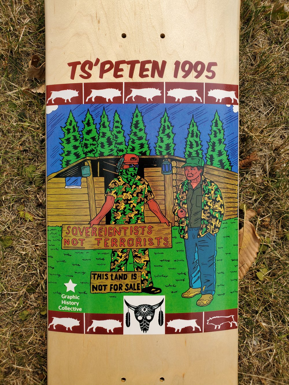 The Ts’Peten 1995 (Gustafsen Lake Standoff) deck.