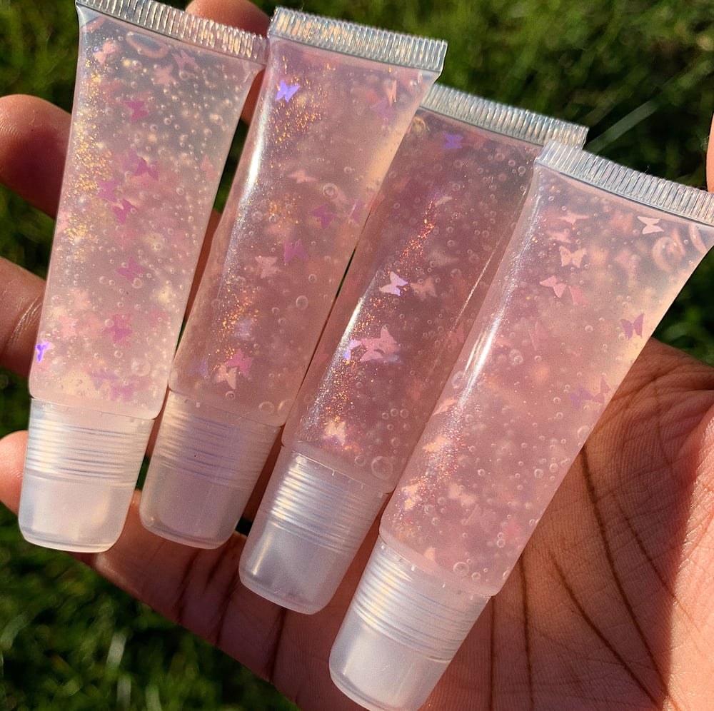 Image of Pink Butterflies Gloss❤️