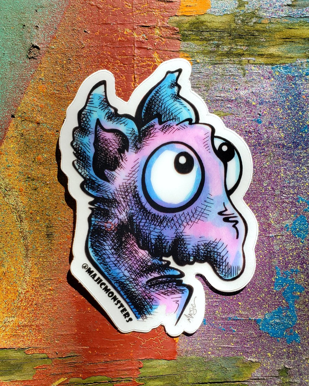 Image of "Looking Up" Sticker