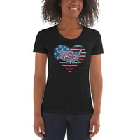 Image 2 of Women's Crew Neck T-shirt - Heart Vote