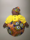Bag Divas - Yellow/African Print