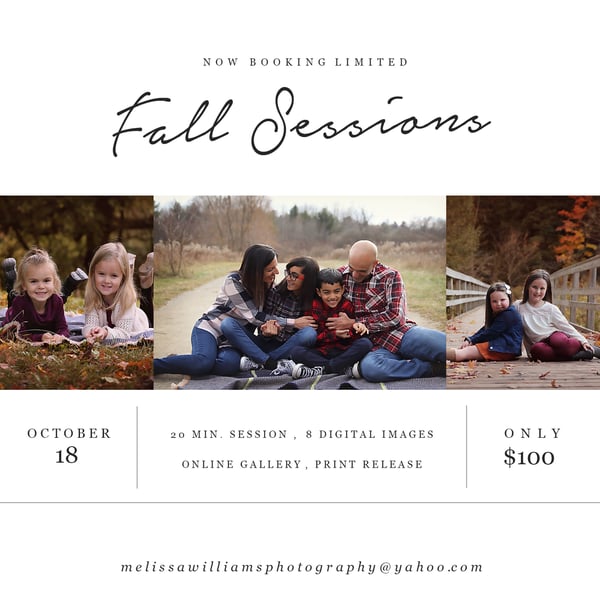 Image of Outdoor Fall Mini Sessions