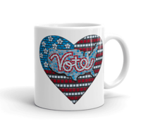 Image 3 of Vote For Love Mug 