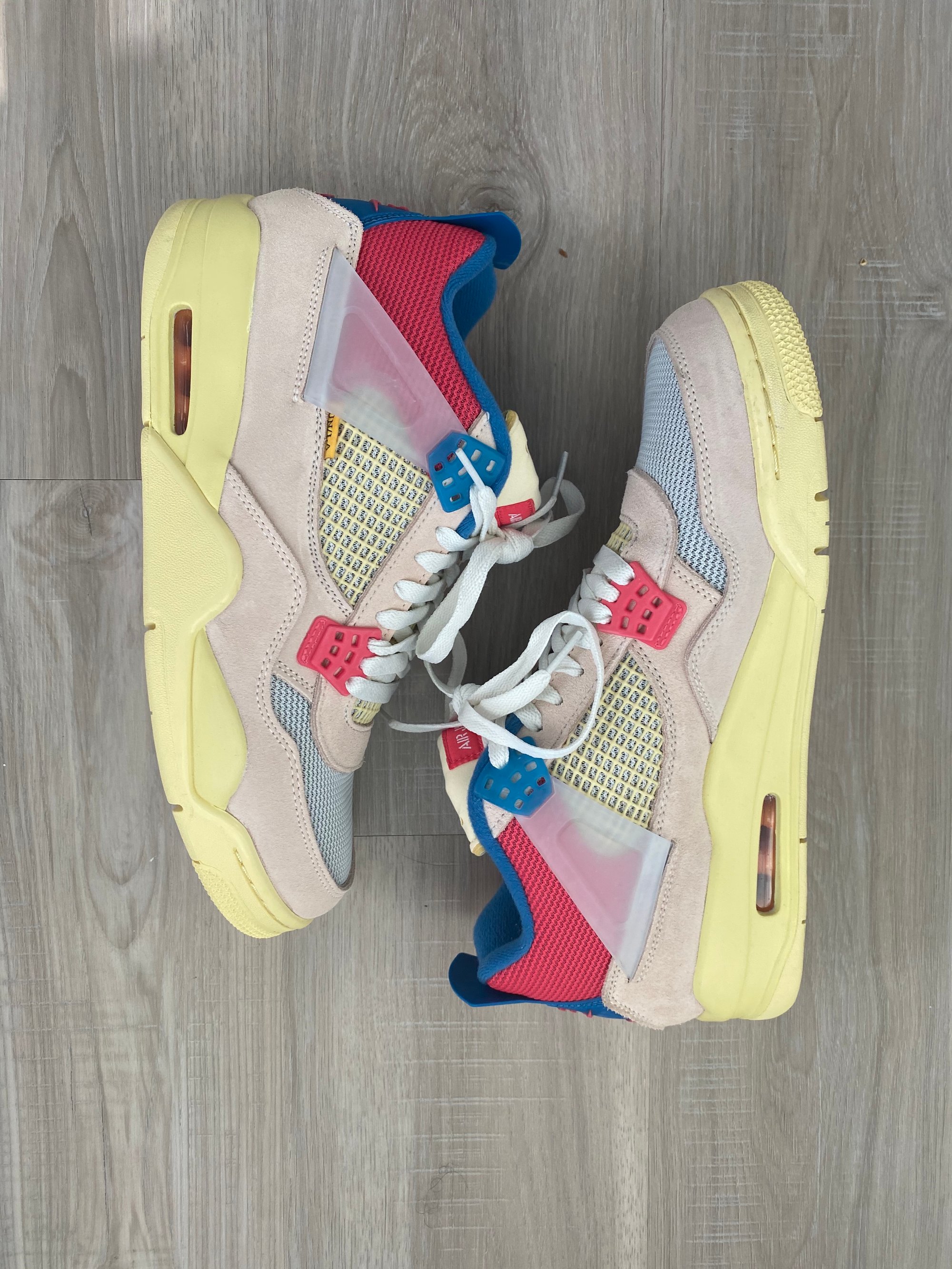 Union 4s Guava On Feet Aj4 Guava Ice On Feet AIR JORDAN X UNION LA