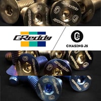 GREDDY X CHASING JS FORGED TITANIUM STEERING WHEEL BOLTS