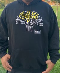 Image 1 of OAKLAND (O.A.K) TREE YELLOW/ WHITE T-SHIRT $20/ HOODIE $40