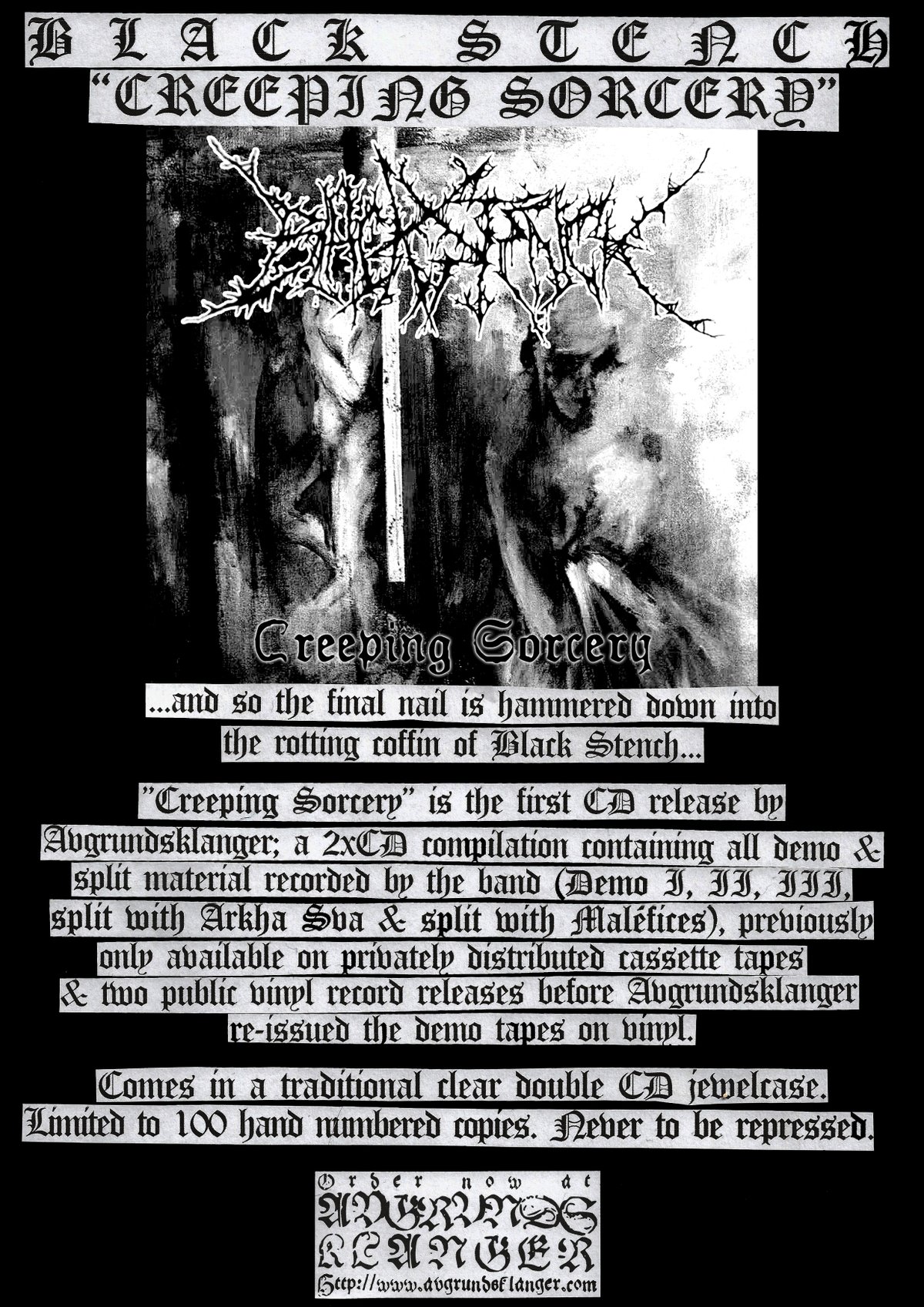 AGKCD02 - Black Stench - Creeping Sorcery 2xCD