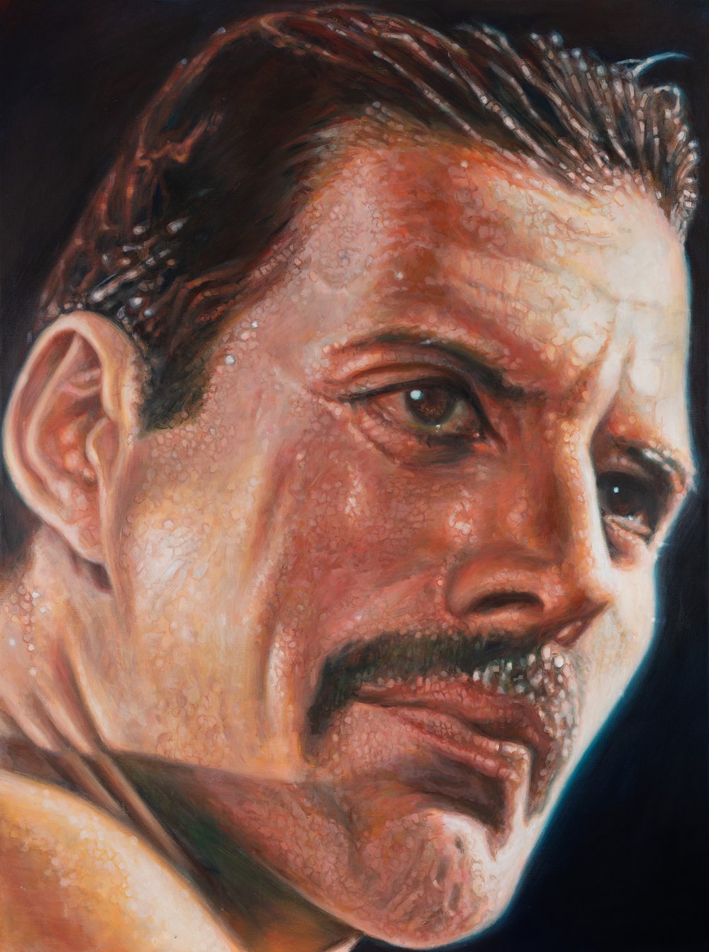 Freddie Mercury – Premium Art Print (Small)