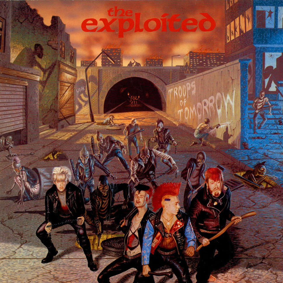 Image of THE EXPLOITED "Troops of tomorro" LP