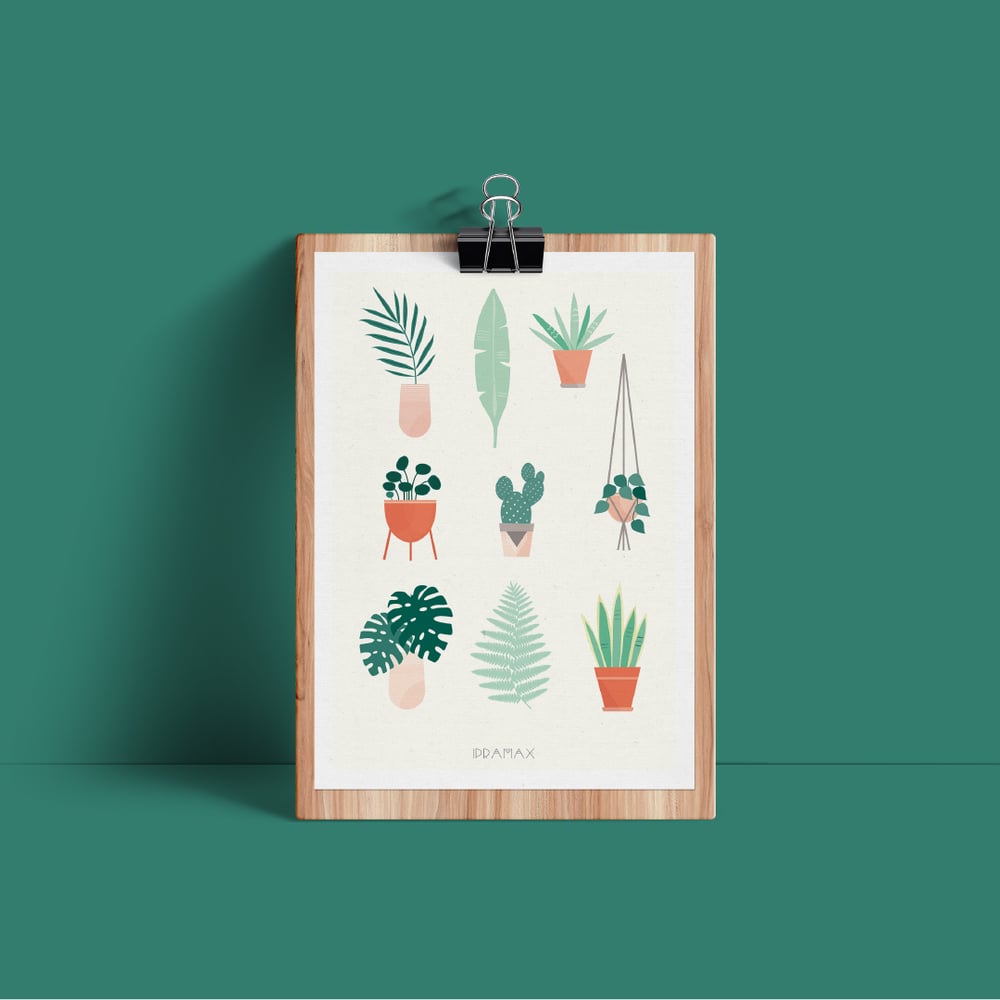 Image of Affichette - PLANT LOVERS - A5