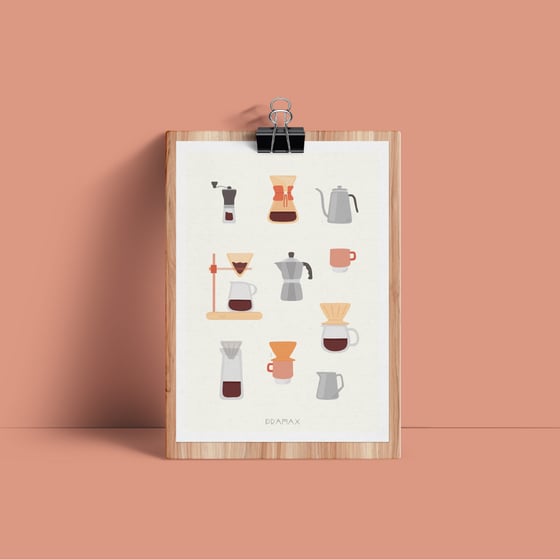 Image of Affichette - COFFEE LOVERS - A5