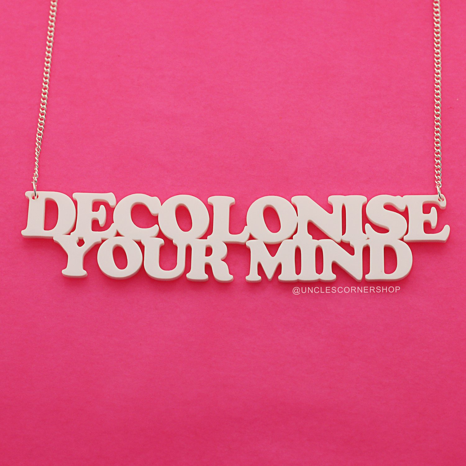 Image of Decolonise your mind - necklace 