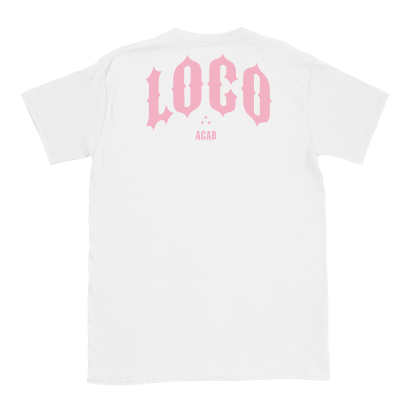 TEE WHITE PINK LOCO.:.GANG 