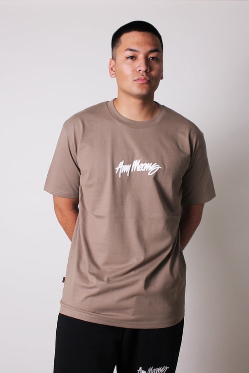 Image of Signature Tee in Coffee Brown