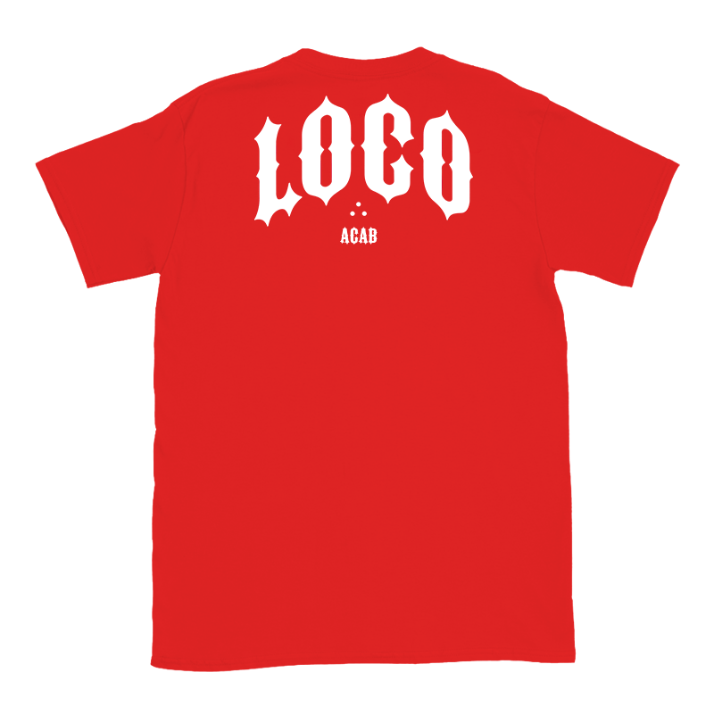 TEE RED WHITE LOCO.:.GANG