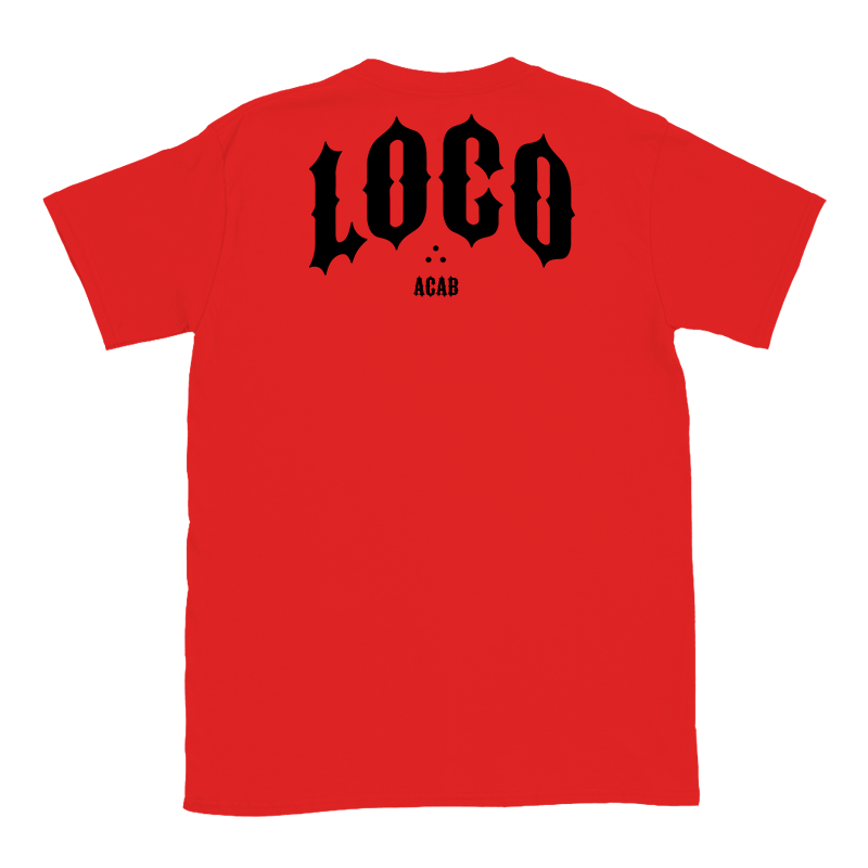 TEE RED BLACK LOCO.:.GANG