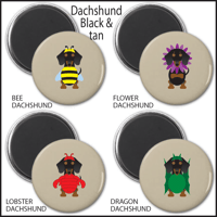 Image 1 of Dachshund Magnet Sets