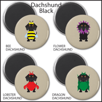 Image 2 of Dachshund Magnet Sets