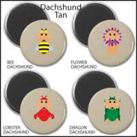 Image 4 of Dachshund Magnet Sets