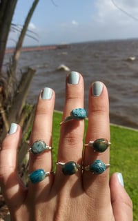 Image 2 of Blue Apatite ring