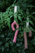 Gingham Candy Cane Ornament Image 3