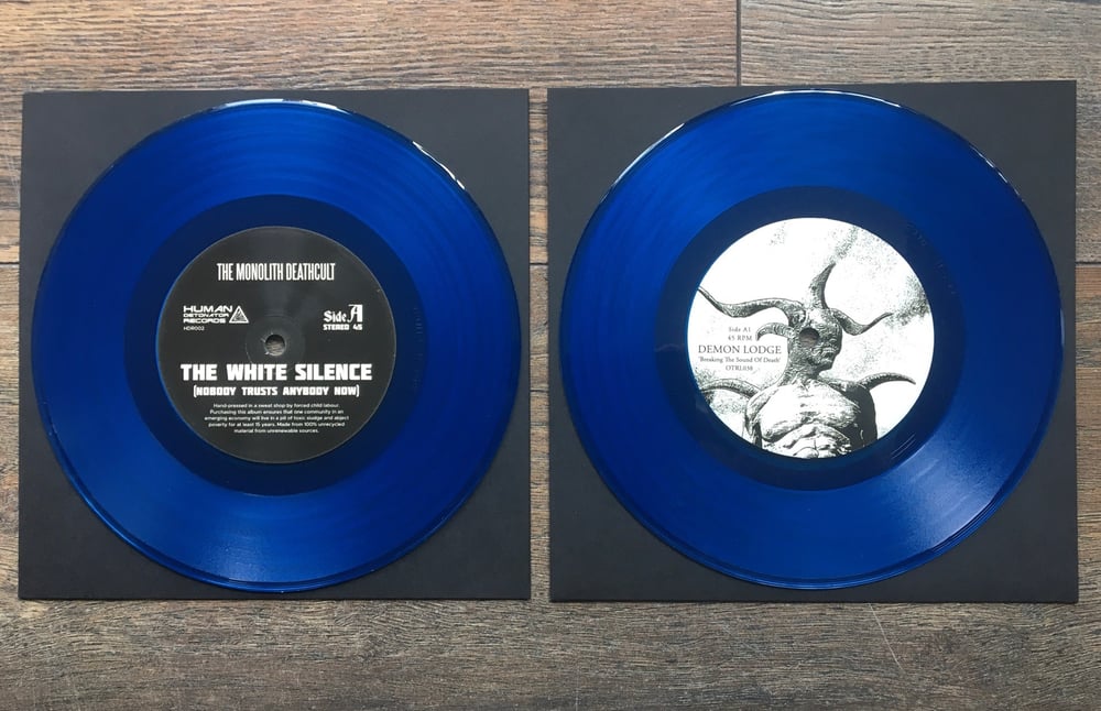 The White Silence split 7" vinyl