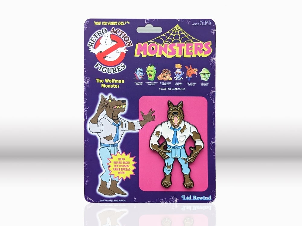 The Wolfman - Real Ghostbusters Enamel Pin