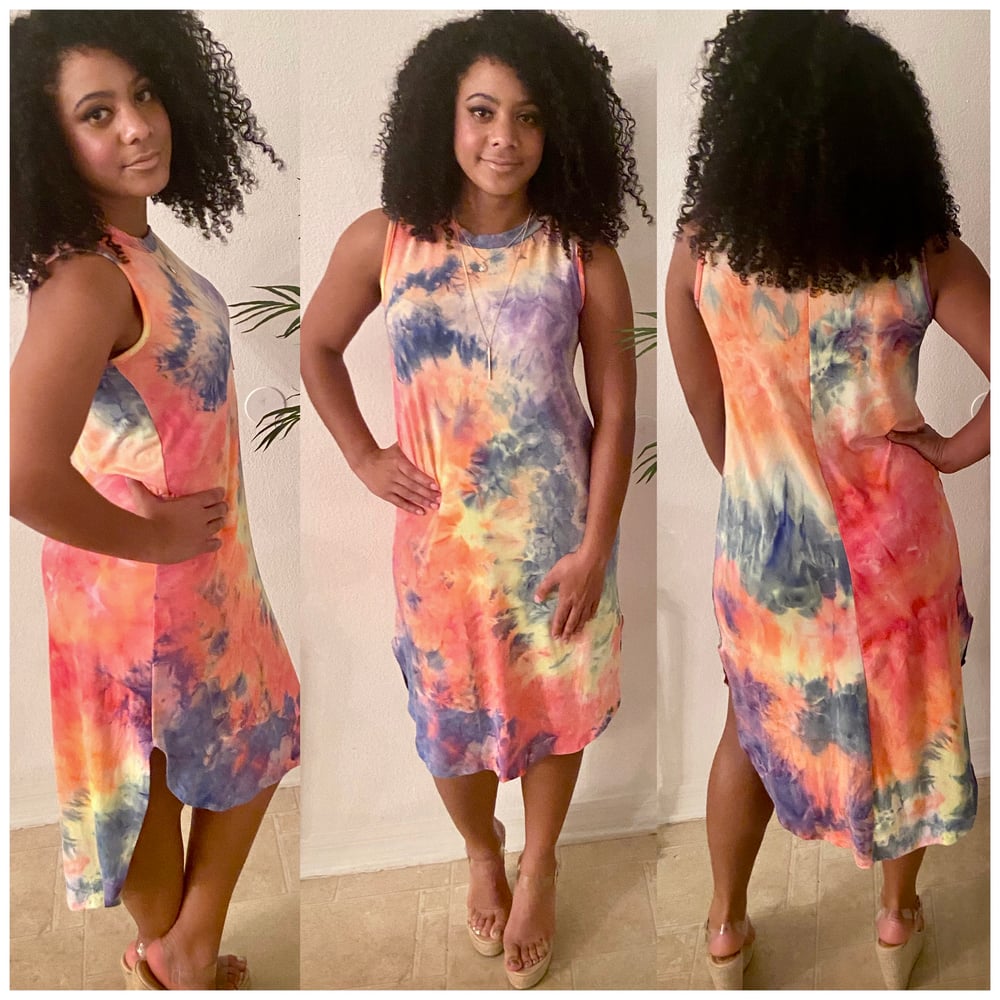 Image of All Tye Dyed Up Midi Dress