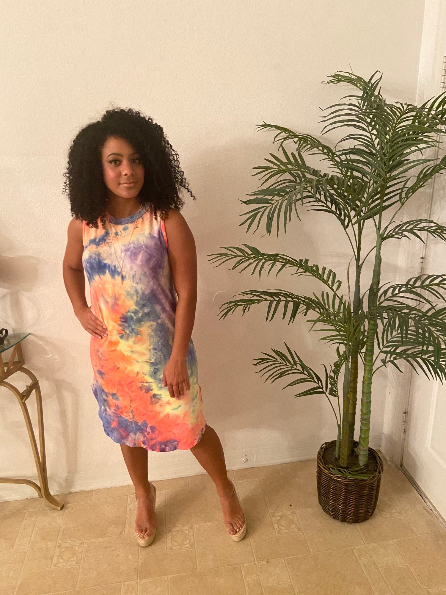 Image of All Tye Dyed Up Midi Dress