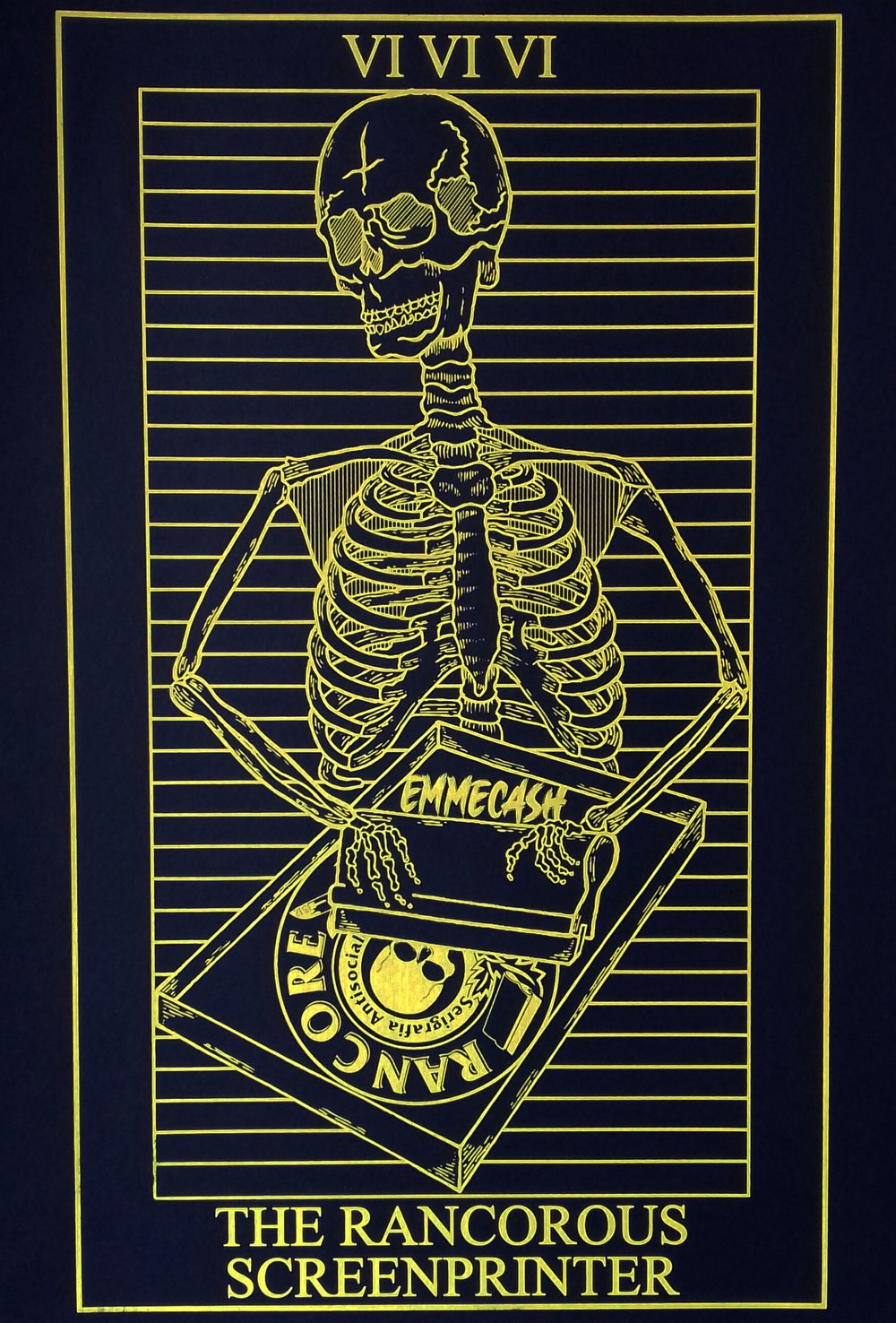 Tavola tarocco "The Rancorous Screenprinter"