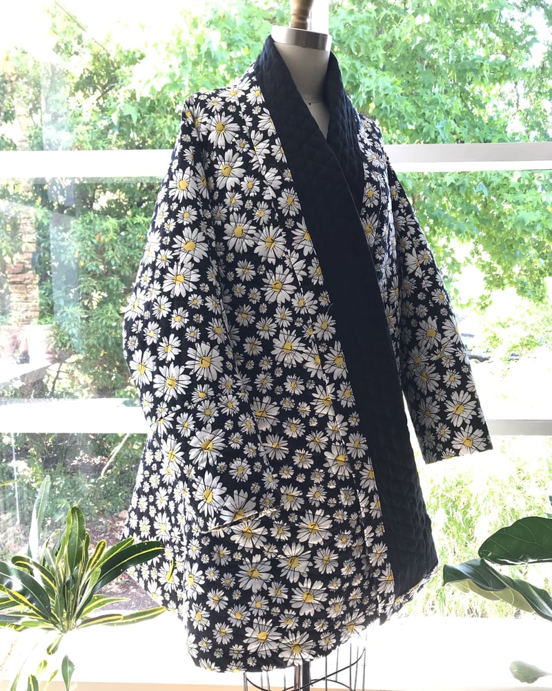 Image of Daisy Quilted Swing Coat