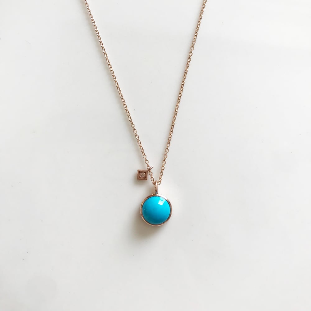 Image of Art Deco Turquoise Necklace