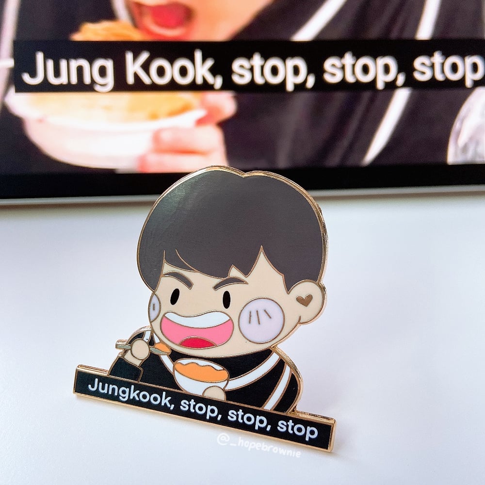 Image of hungry hungry jungkook pin 🐰😋🍽