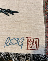 Image 3 of Dying to Ride woven blanket PREORDER