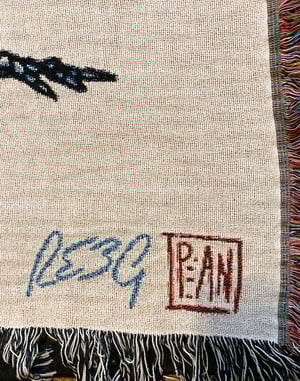 Image of Dying to Ride woven blanket PREORDER