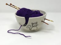 Image 1 of Cat decorated STRING Bowl