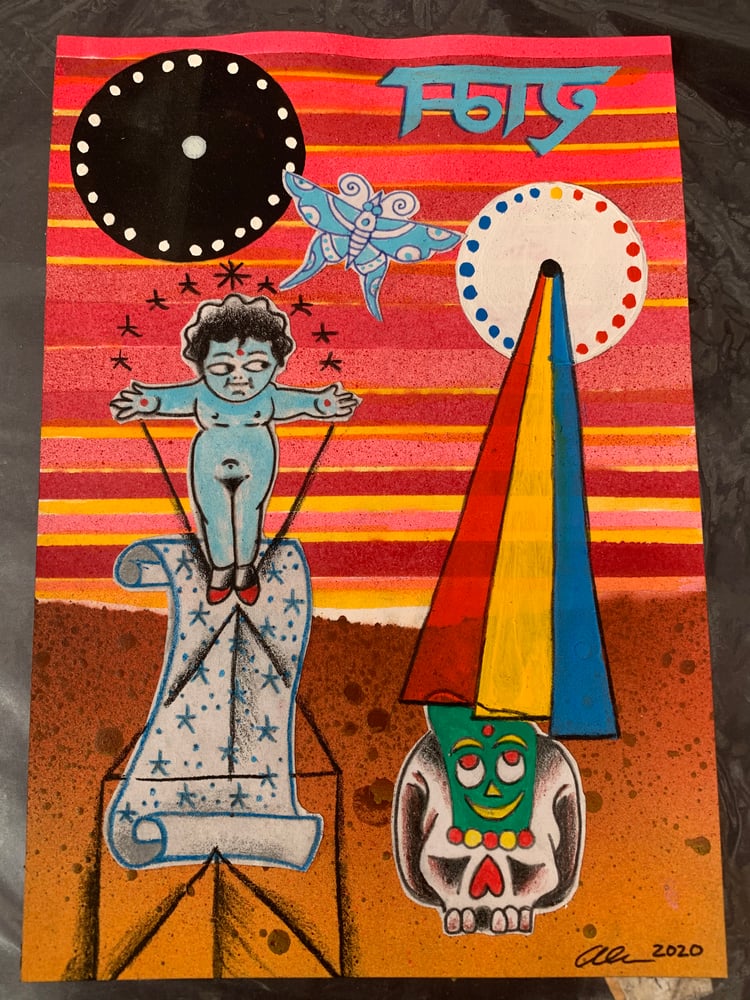 Image of Krishna on Mars Remote Viewer 