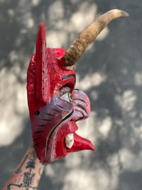 Image 3 of Hand painted devil mask 