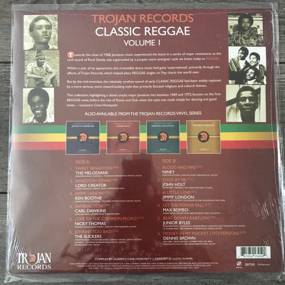 Image of Trojan Reggae - Classic Reggae Vinyl LP New