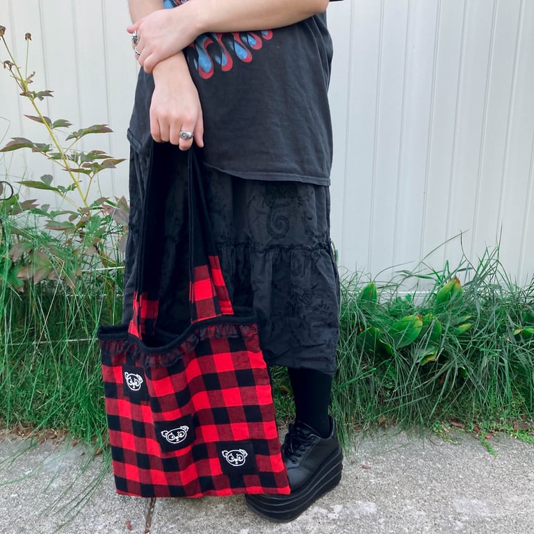 1/1 double sided riot tote Image 3