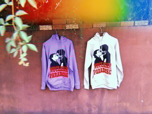 Image of Nuclear Paradise Hoodie - Light Purple Color