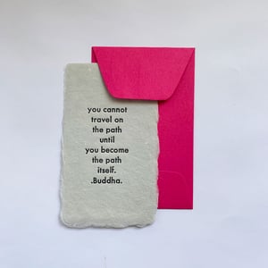 you are the path - buddha