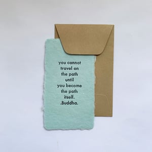 you are the path - buddha